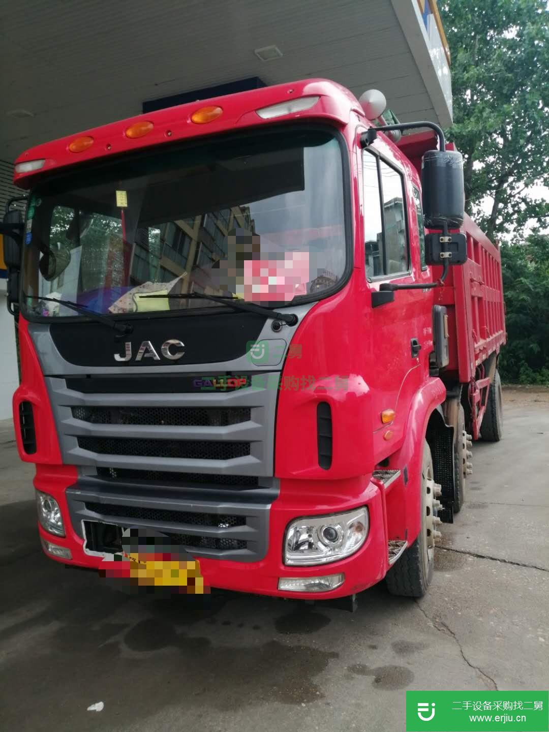 江西出售二手江淮格爾發200馬力自卸車