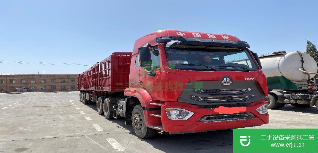 河北出售二手重汽豪瀚牽引車