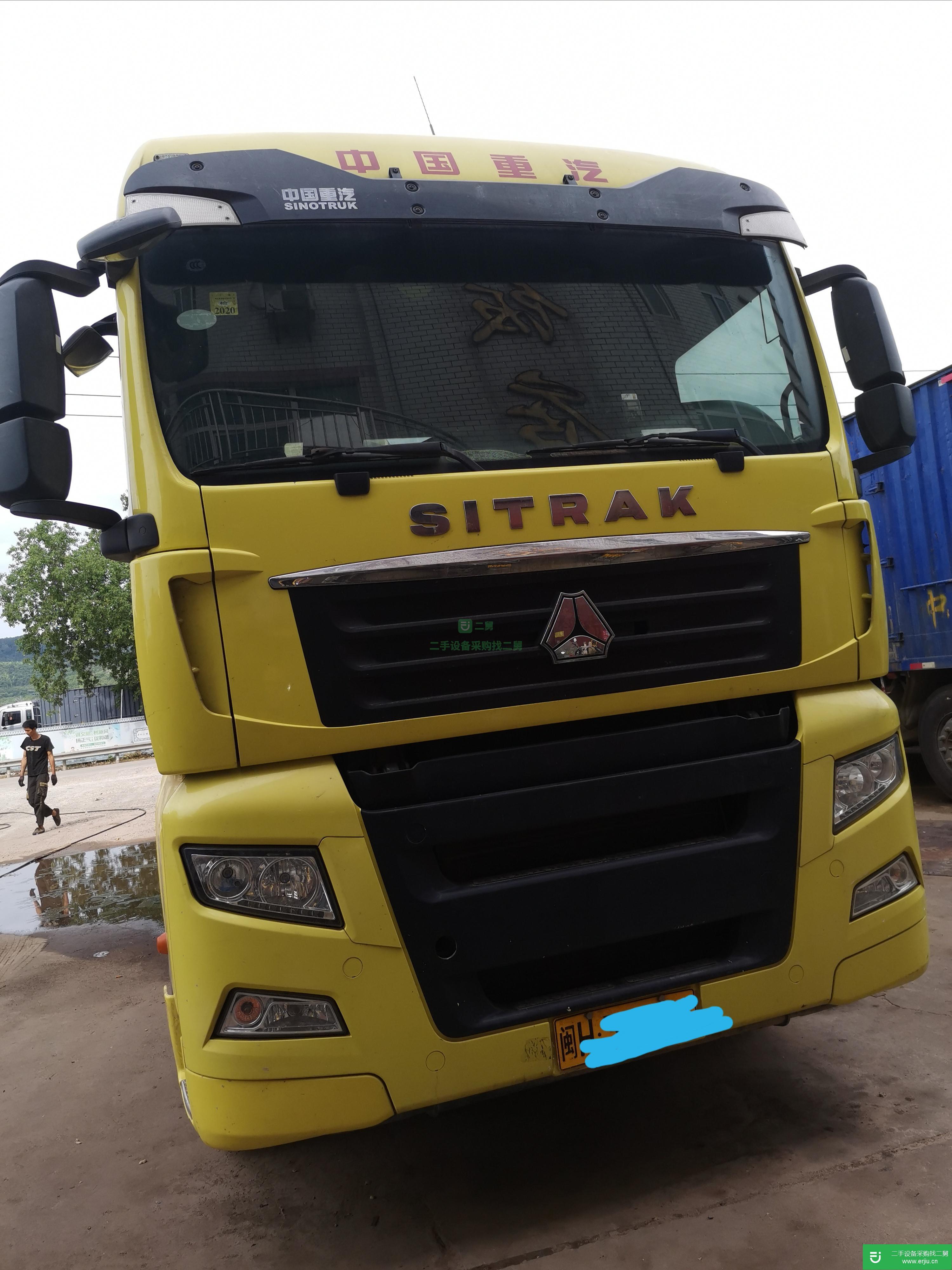 福建省出售二手重汽汕德卡牽引車