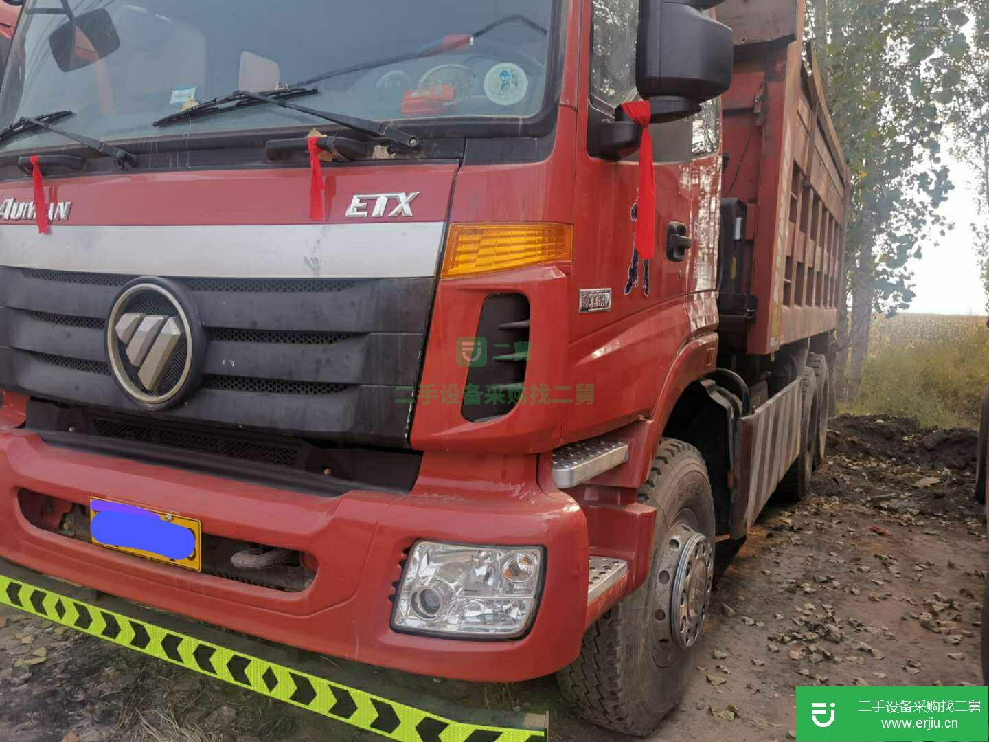 河北出售二手福田歐曼自卸車
