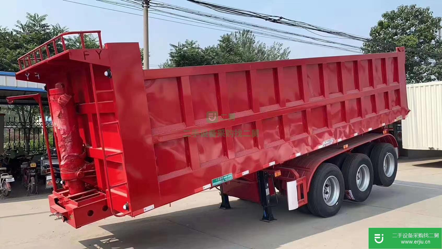 山東省出售二手后翻掛車
