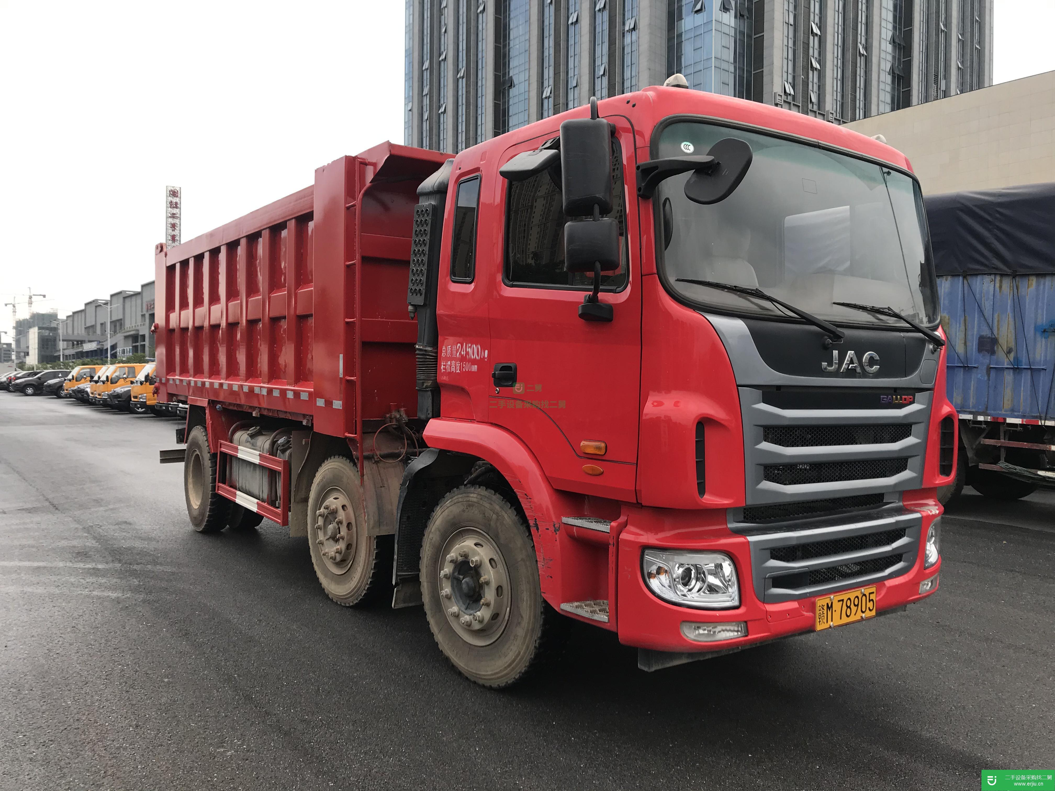 江西出售二手江淮格爾發自卸車220馬力