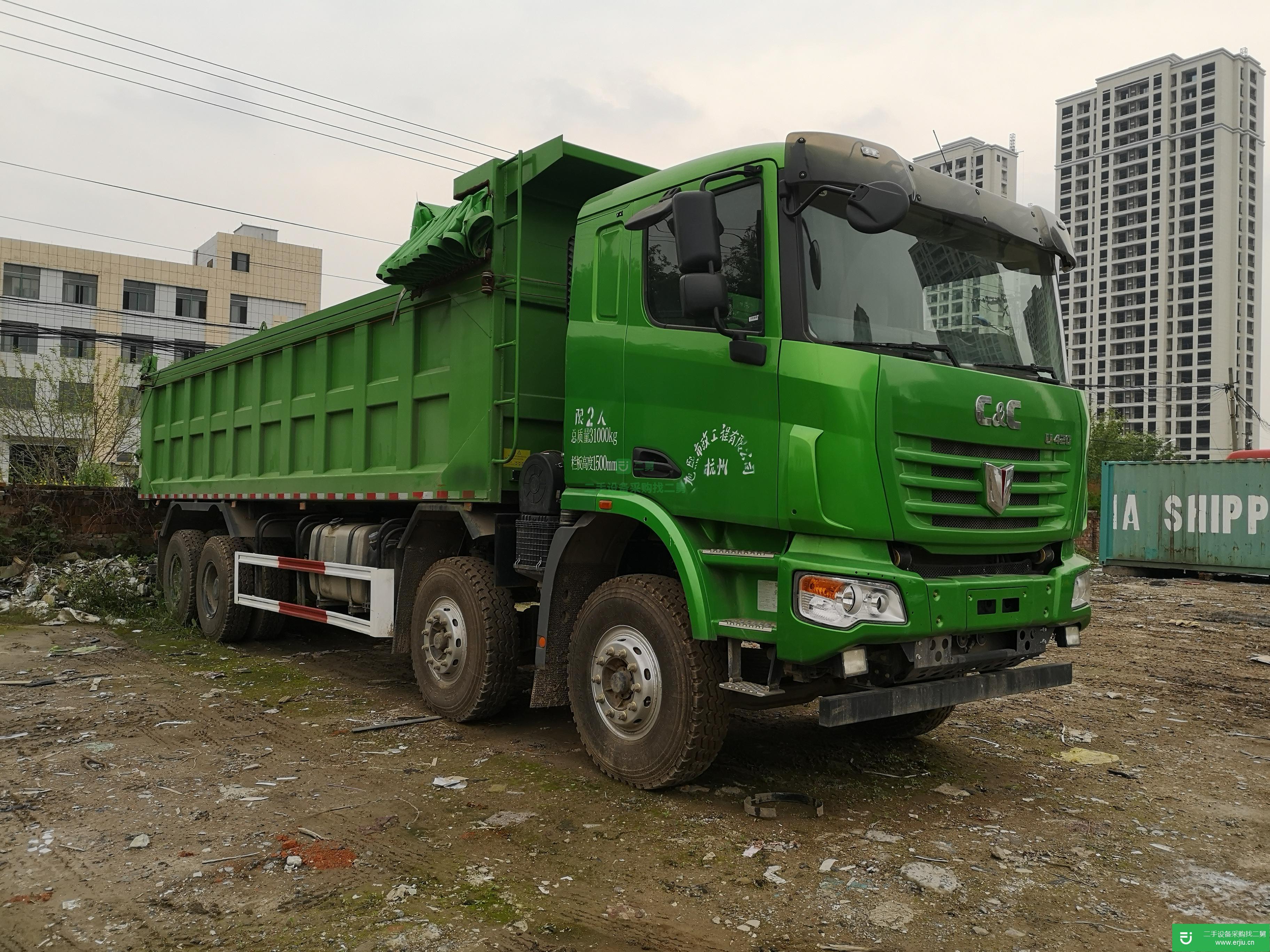 浙江出售二手聯(lián)合卡車430馬力自卸車