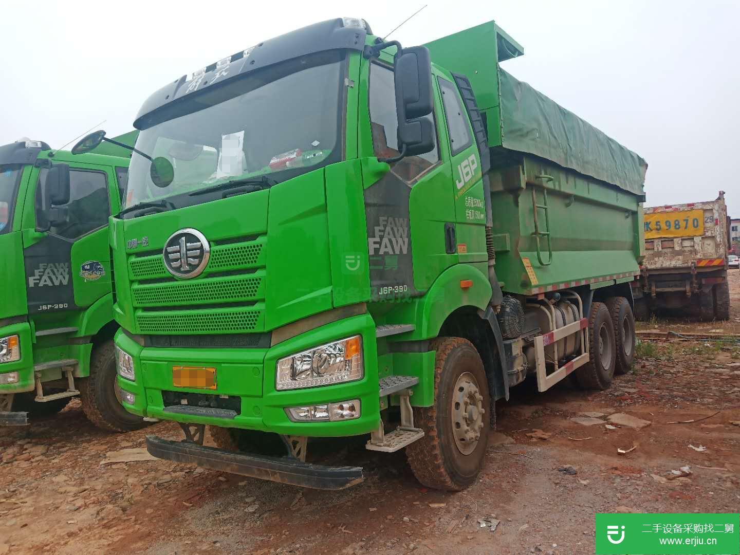 江西出售二手一汽解放390馬力自卸車