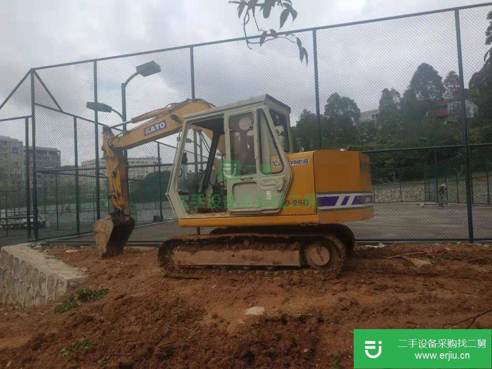 黑龍江出售二手加藤HD250挖掘機(jī)