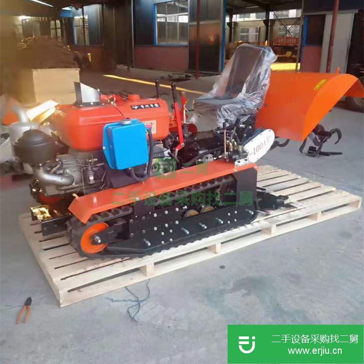 山東出售二手履帶式旋耕機