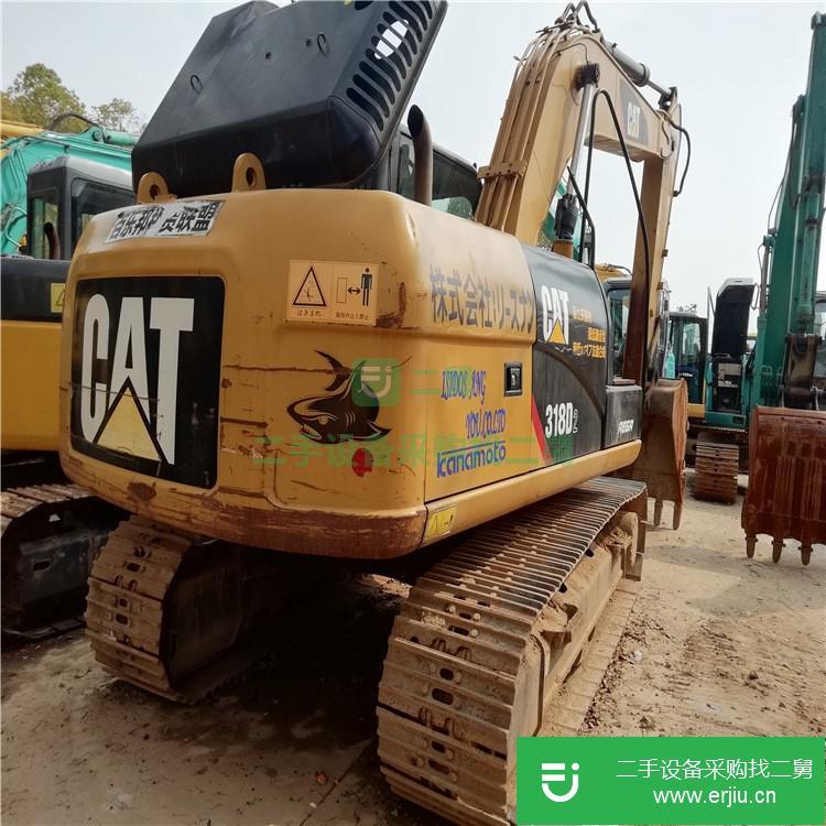山東出售二手卡特318D挖掘機