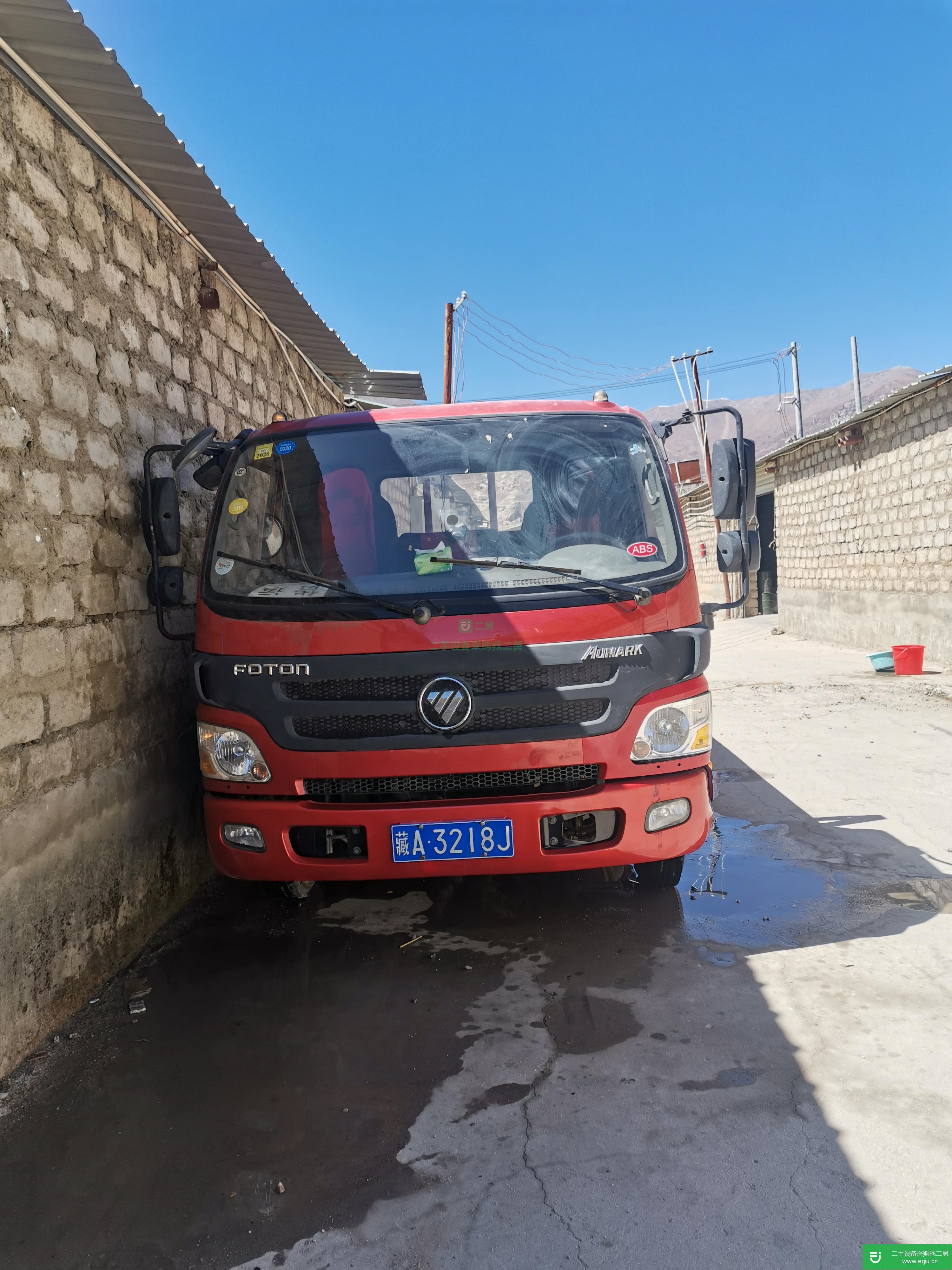 西藏出售二手福田歐馬可2780馬力貨車