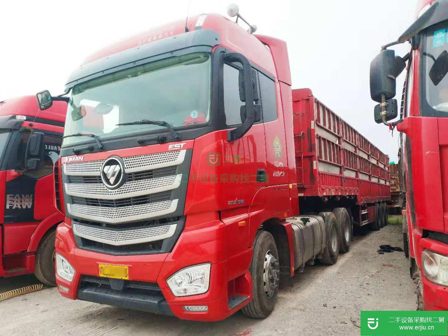江西出售二手福田歐曼550馬力半掛車