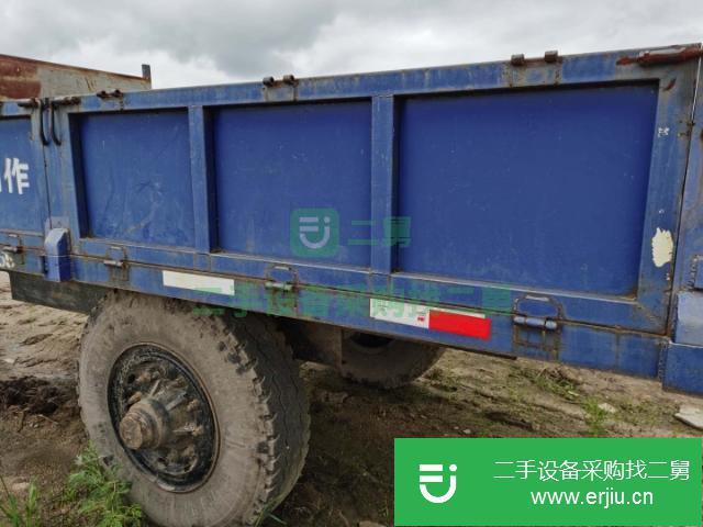 黑龍江出售一臺平板半掛車拖車