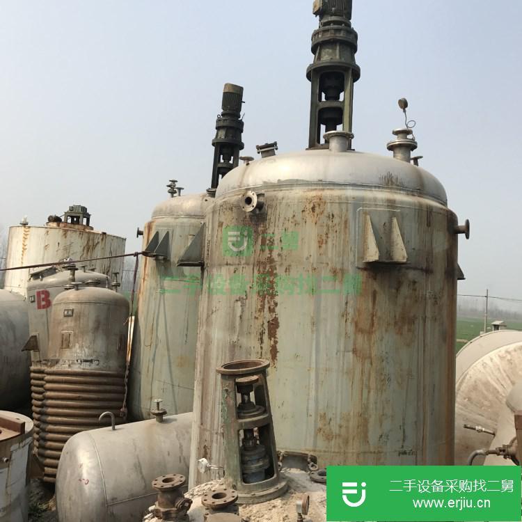 山東出售二手不銹鋼反應釜