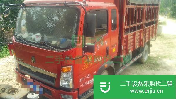 江蘇出售二手重汽豪沃輕卡高欄載貨車