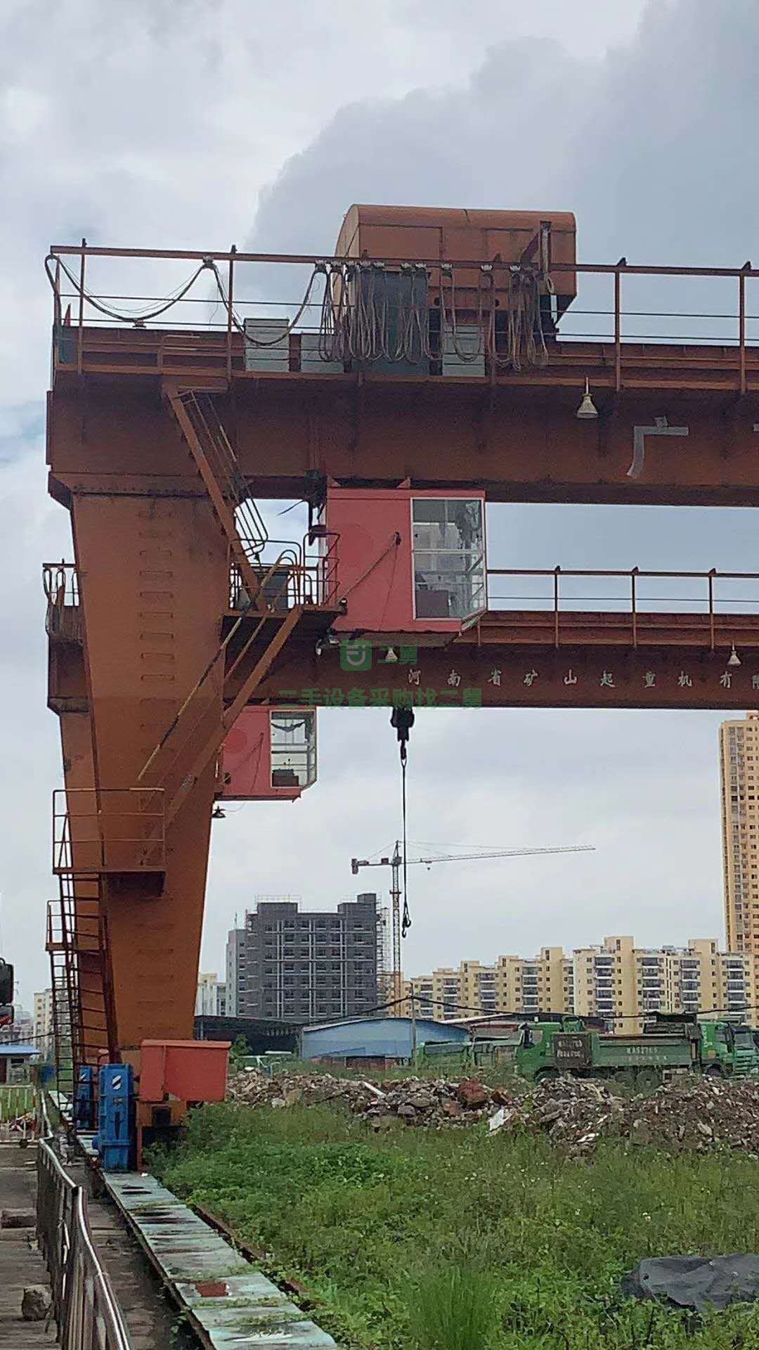 二手L型單梁龍門吊32噸低價轉讓