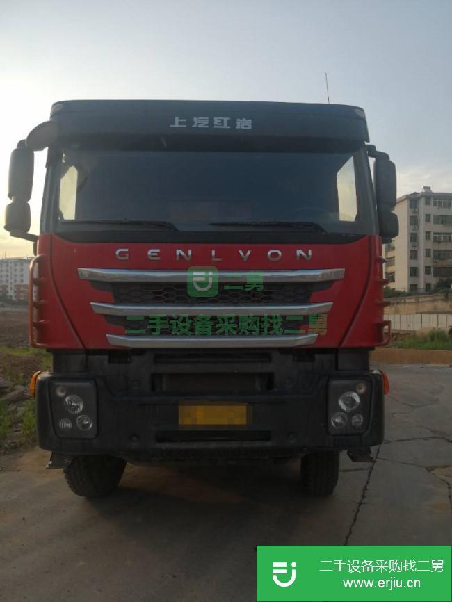 湖北出售二手上汽紅巖杰獅自卸車