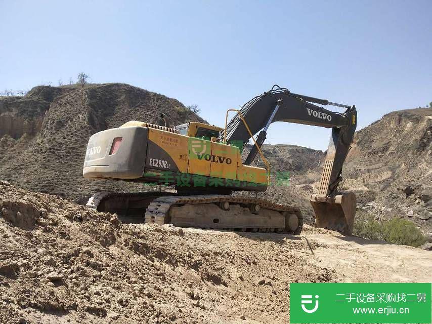 陜西省出售二手沃爾沃EC290BLC挖掘機