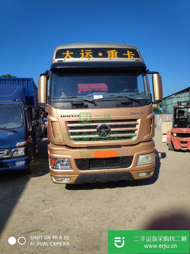 河南出售一臺大運N9 牽引車，濰柴發(fā)動機，430馬力，法士特變速箱