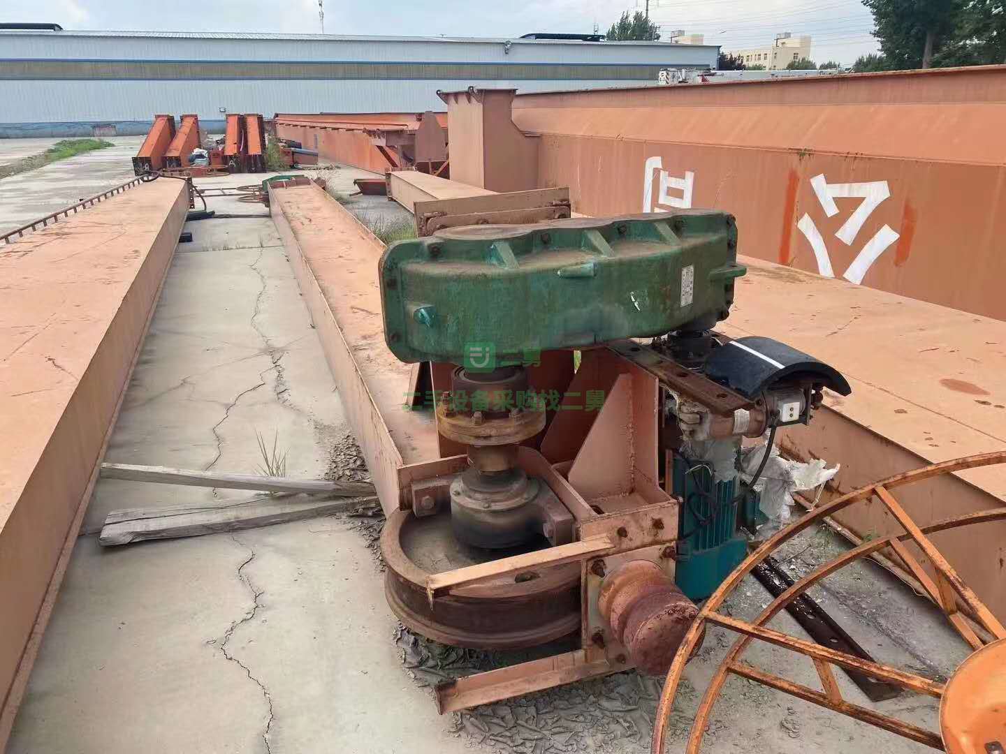 低價出售二手力王MG32噸龍門吊大跨度31米雙主梁龍門吊