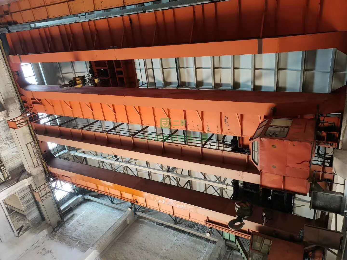 低價(jià)處理二手32噸雙梁天車起重機(jī) 二手50噸雙梁行車