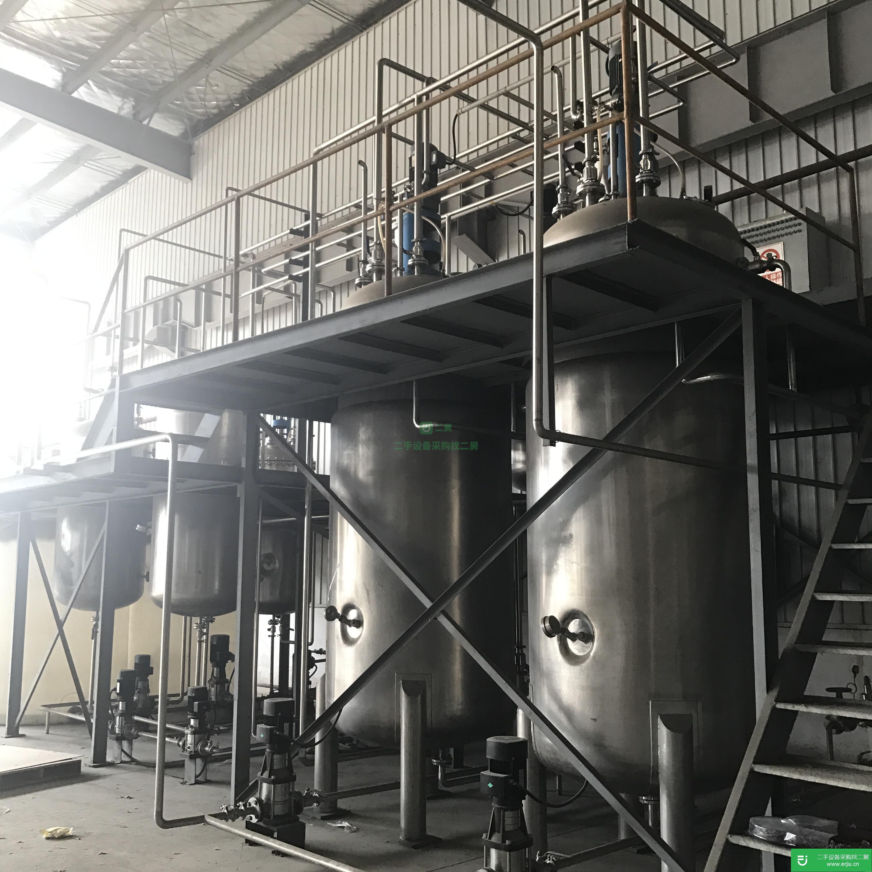 山東出售二手不銹鋼列管式冷凝器