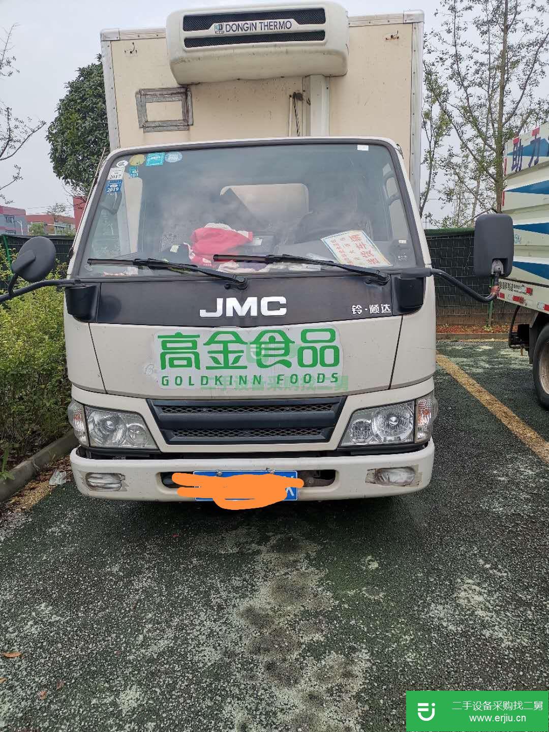 四川出售二手江鈴冷藏車110馬力