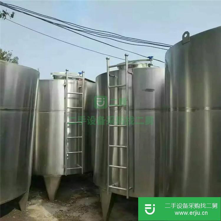 山東出售二手立式 蒸餾水 飲料 牛奶 鋼襯儲罐