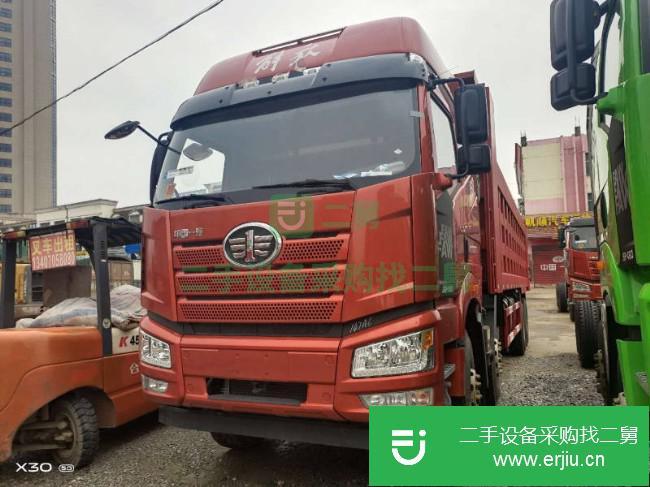 江西出售二手解放J6P前四后八自卸車