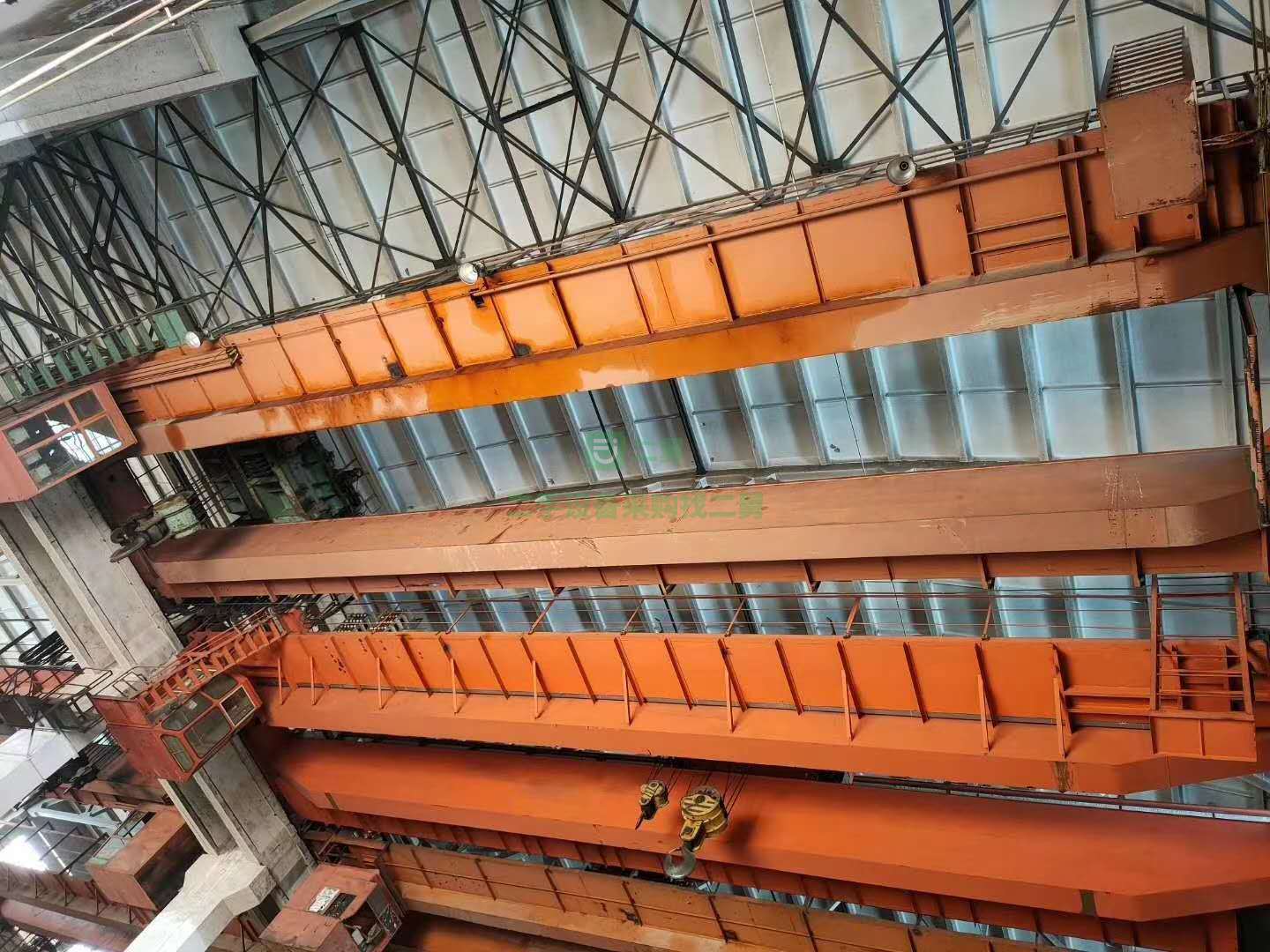 低價(jià)處理二手32噸雙梁天車起重機(jī) 二手50噸雙梁行車
