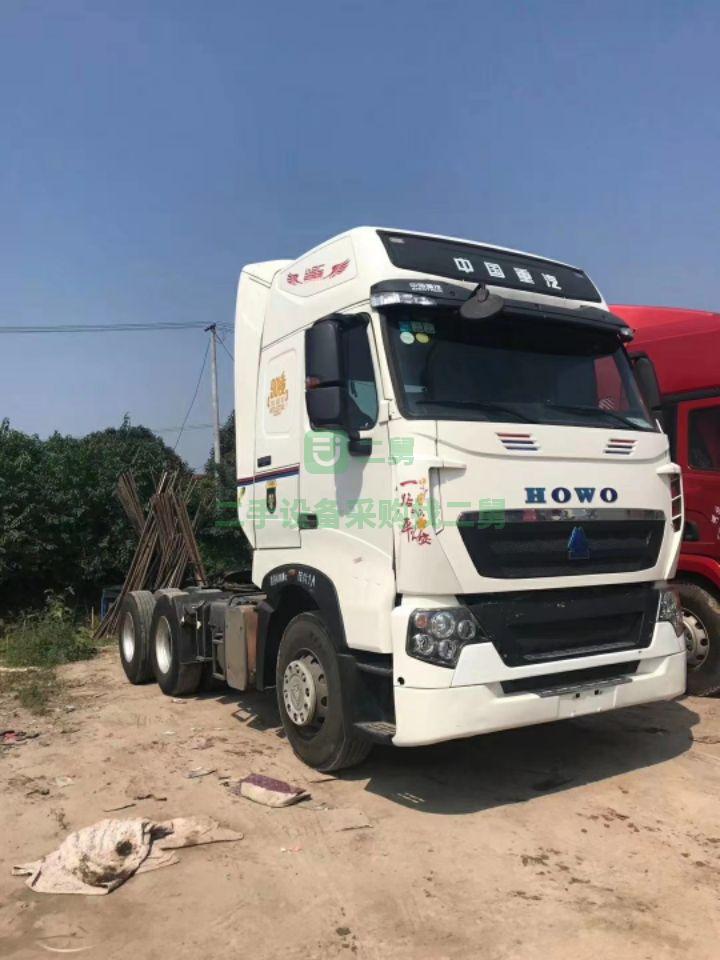 急售3年半全保險豪沃T7540馬力！國五！氣囊橋！大包內飾牽引車