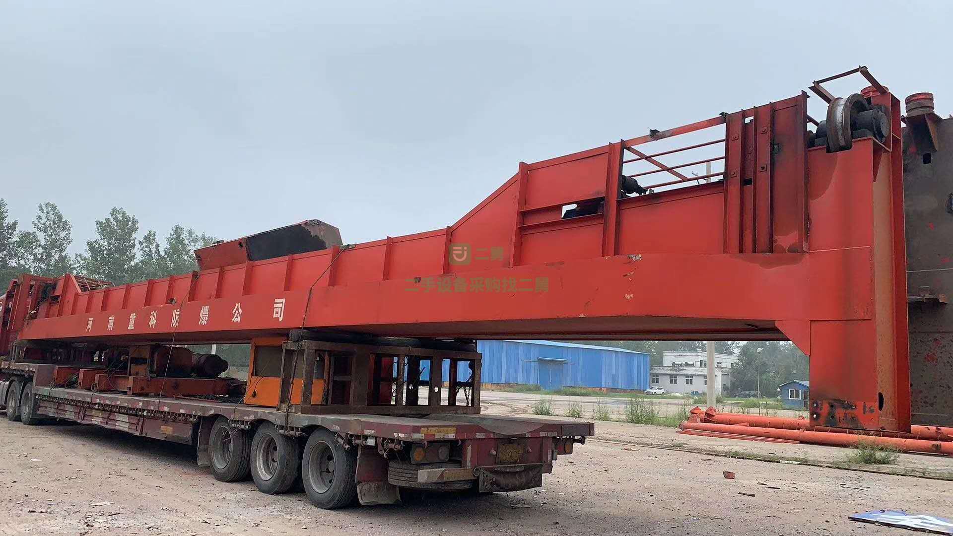 低價處理二手重科QD32噸雙梁橋式起重機 16噸雙梁行車天車