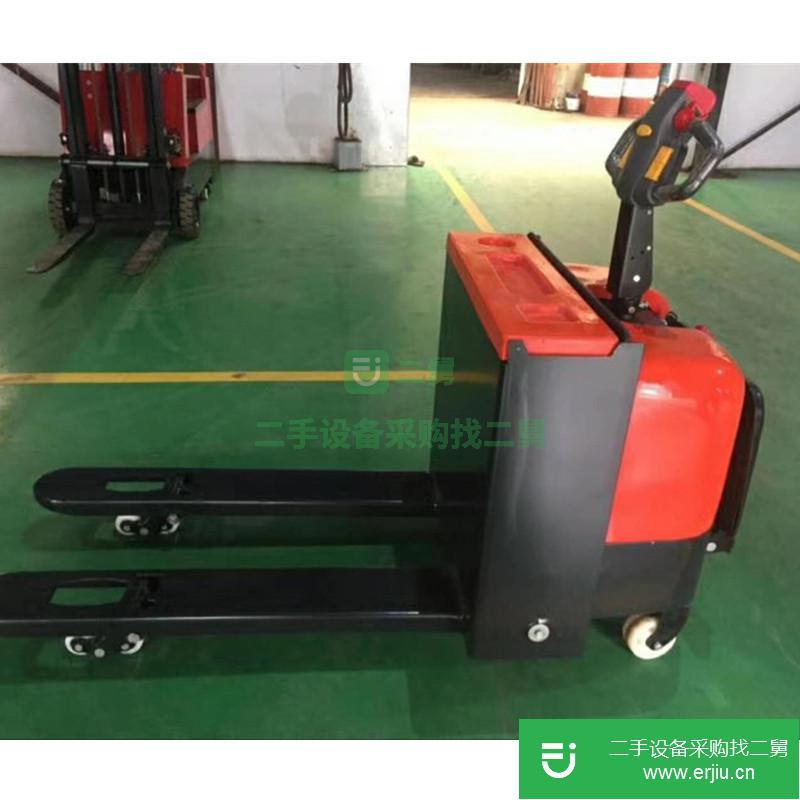 山東出售二手站駕式全電動堆高叉車
