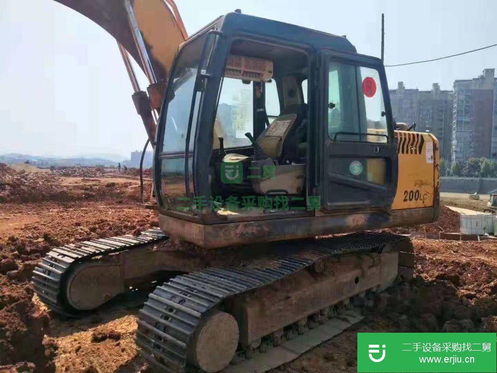 河北出售二手現(xiàn)代R150LC-7挖掘機