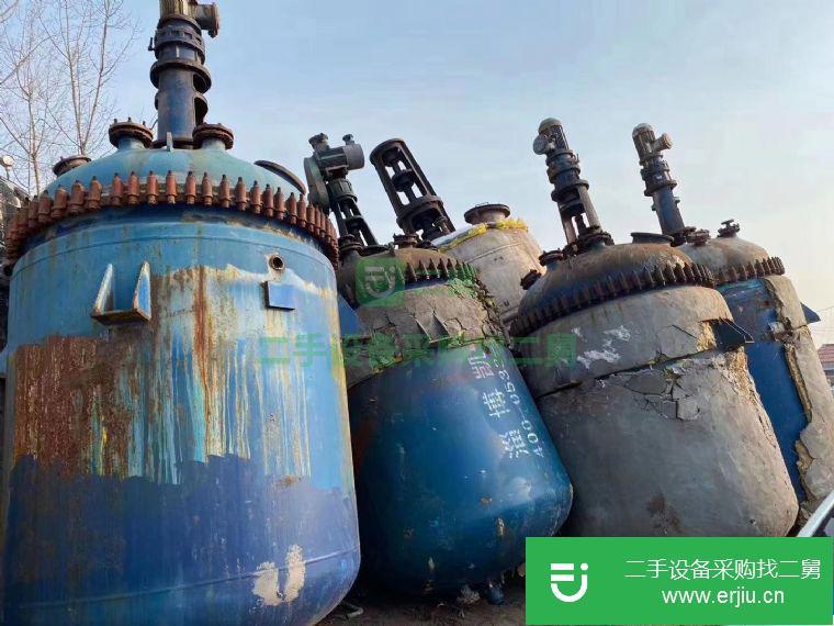 山東低價出售轉讓5噸搪瓷反應釜