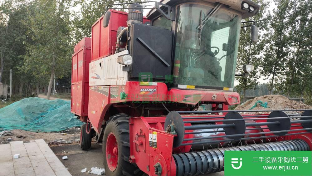 河南出售二手中聯收獲4HZJ-2500自走式花生撿拾收獲機