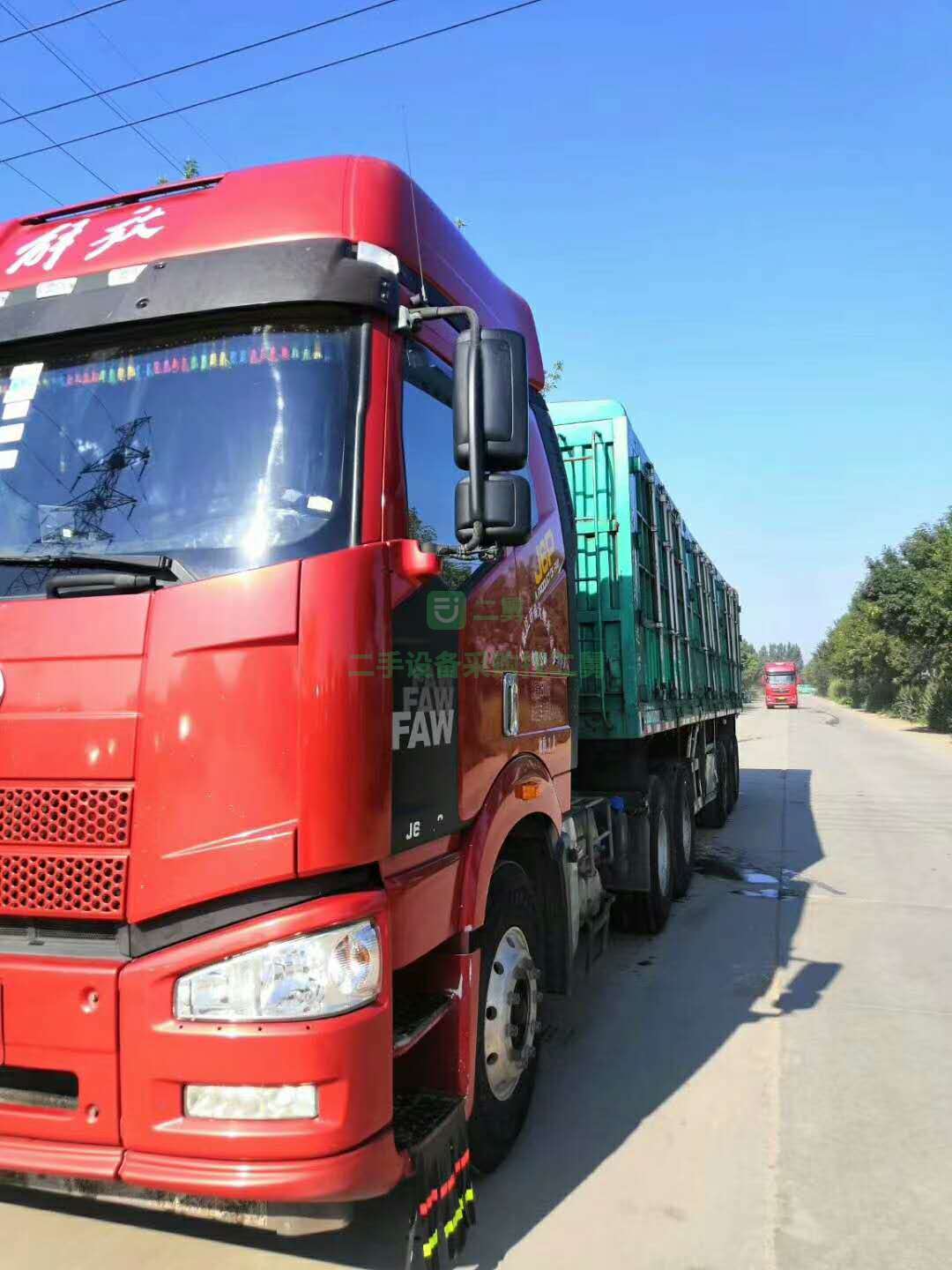 出售17年8月解放J6P牽引車寒區版車況好輪胎新