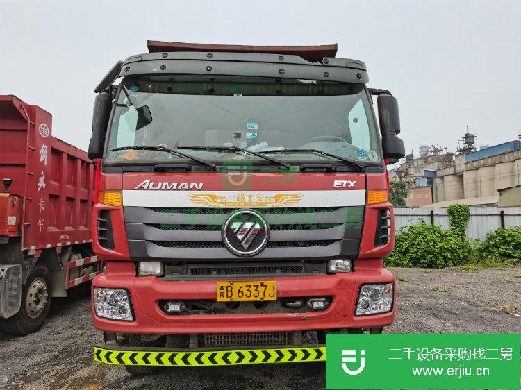 河北出售二手福田歐曼400馬力自卸車