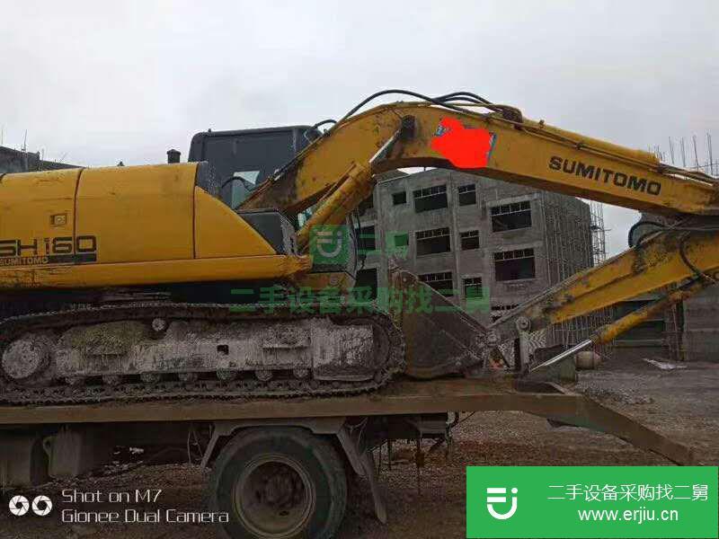 安徽出售二手住友SH130-5挖掘機