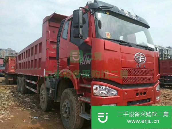 江西出售二手一汽解放J6P自卸車