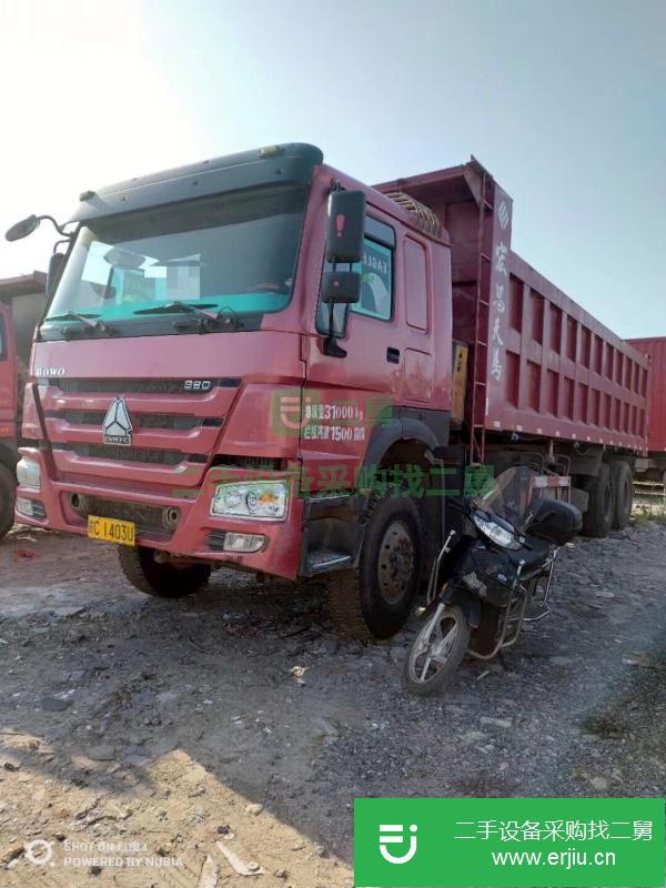 江西出售二手豪沃前四后八自卸車