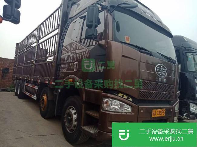 河北出售二手解放J6P高欄載貨車