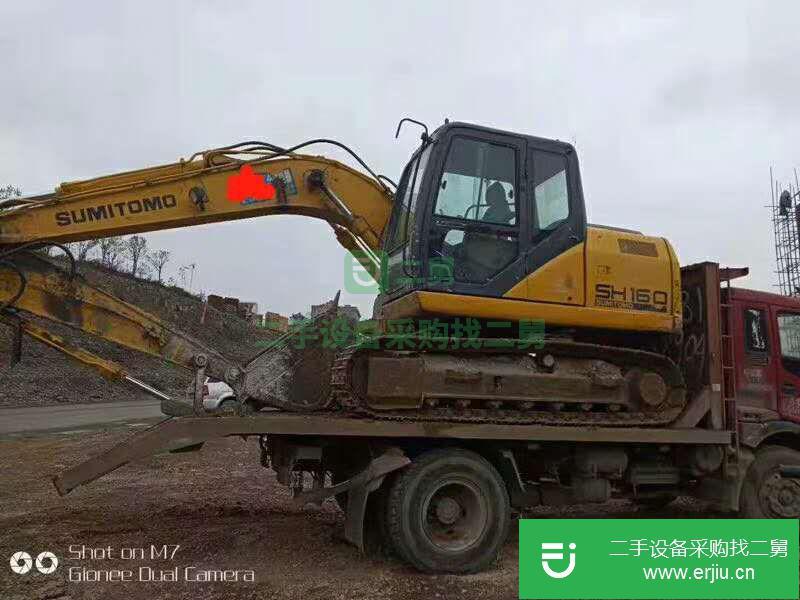 安徽出售二手住友SH130-5挖掘機