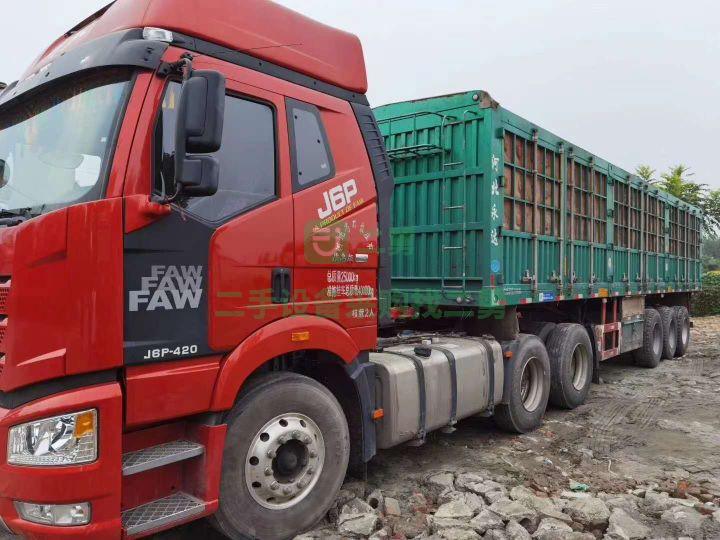 出售19年解放J6P420馬力牽引車