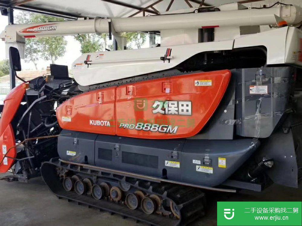 江蘇出售二手久保田888半喂入聯合收割機