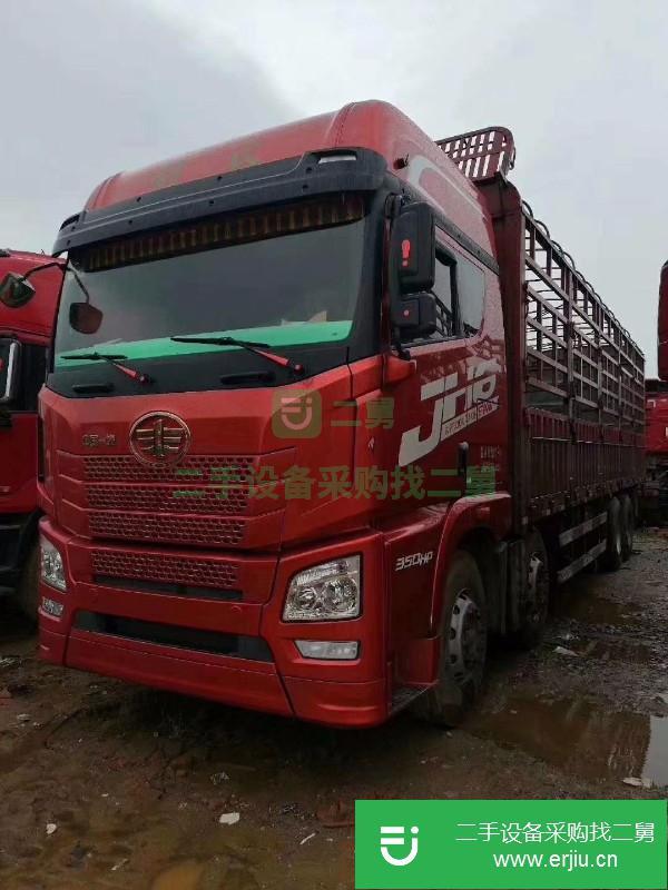浙江出售二手青島解放JH6倉欄載貨車