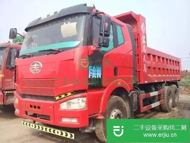 江西出售二手一汽解放J6P自卸車