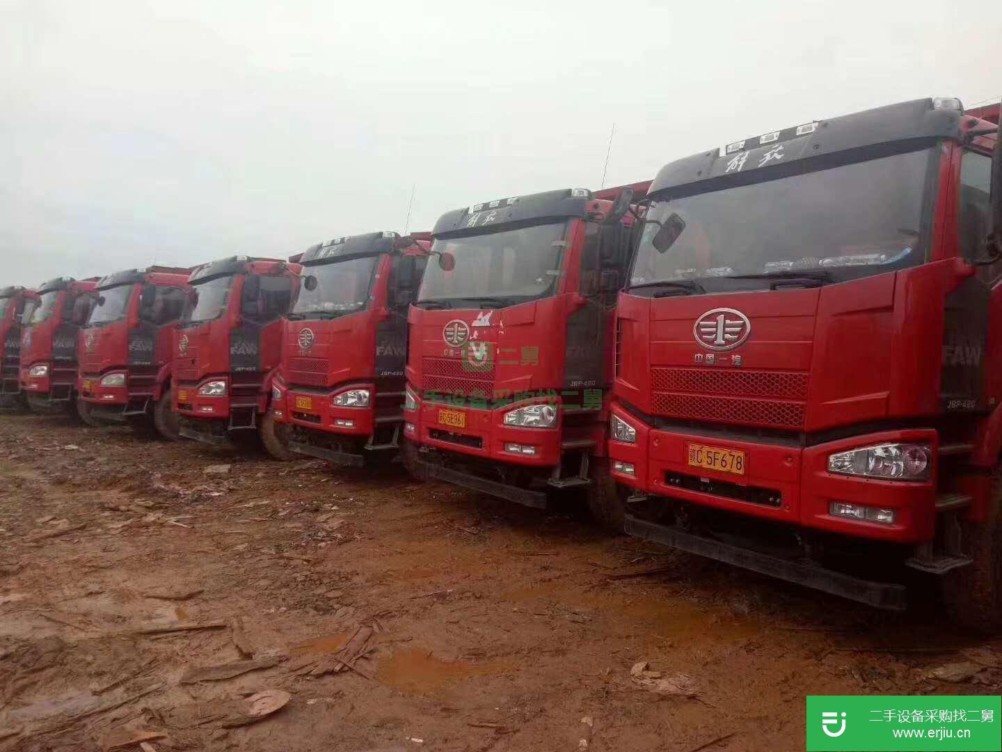 江西出售二手一汽解放J6P自卸車