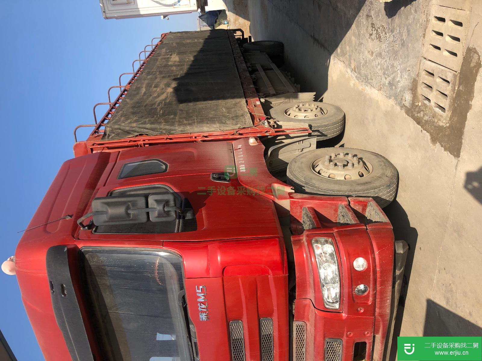 湖北出售二手柳汽乘龍M5重卡倉欄載貨車