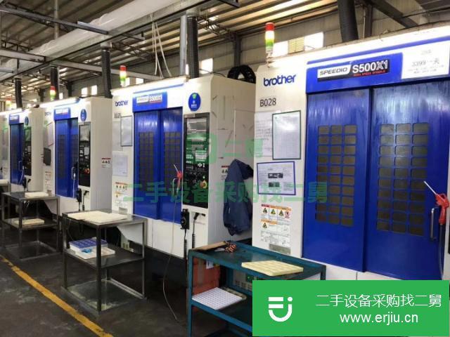 上海低價轉讓出售工廠在位原裝日本進口兄弟車床中心