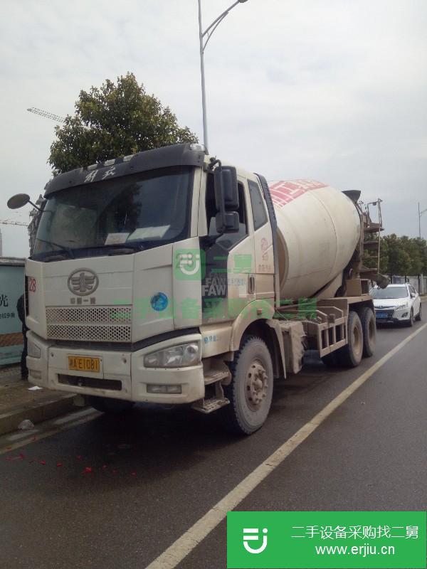湖南出售二手一汽解放J6P攪拌車