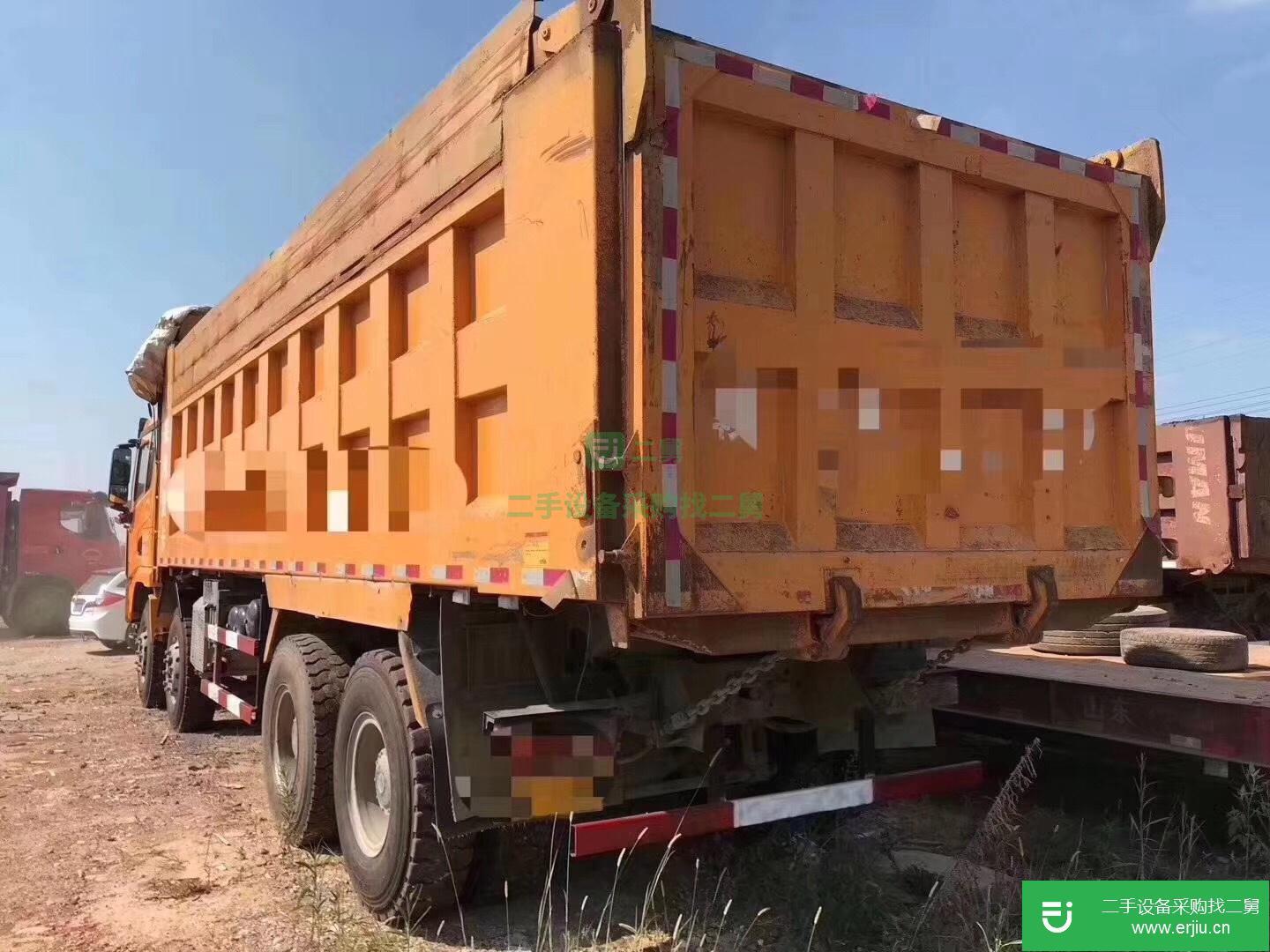 廣東出售二手陜汽德龍X3000前四后八翻斗車