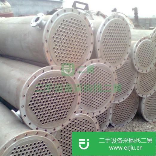 山東低價出售二手870平方不銹鋼冷凝器